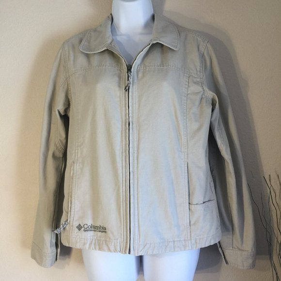Columbia jacket hiking layer stone washed cloth Utility M - Picture 1 of 16